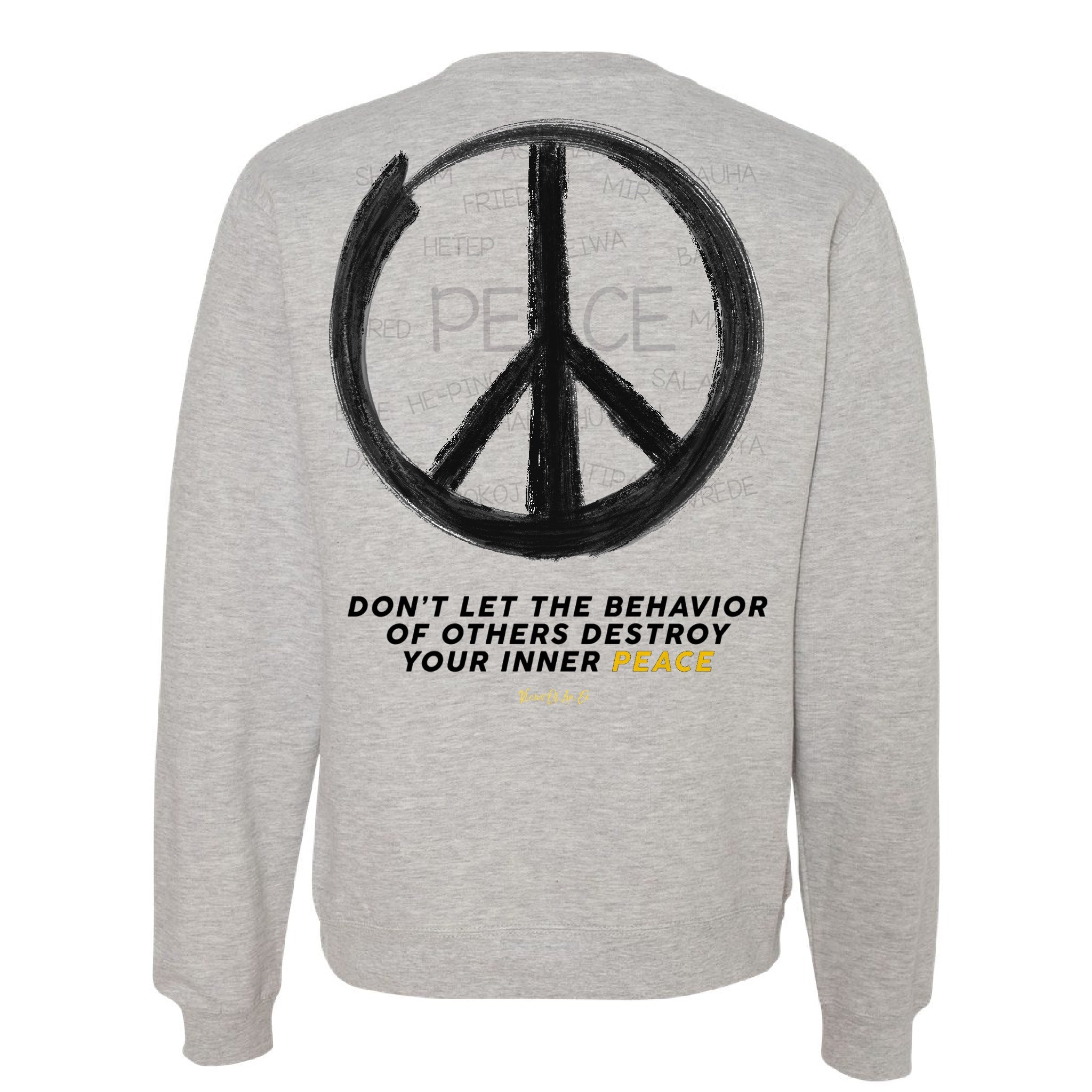 “My Peace Matters” Crew Neck Sweater